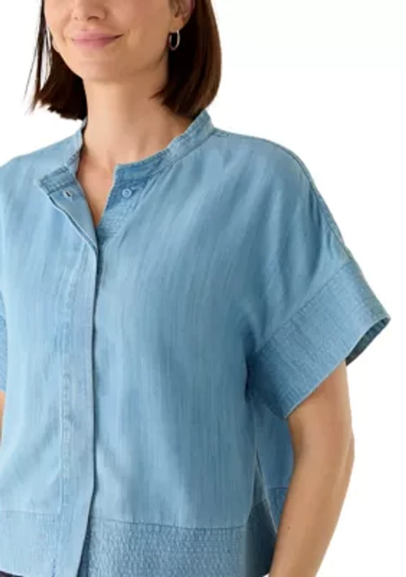 Women's Dolman Button Down Shirt