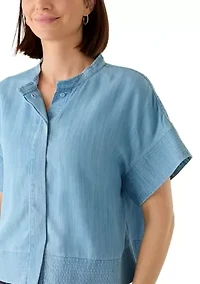 Women's Dolman Button Down Shirt