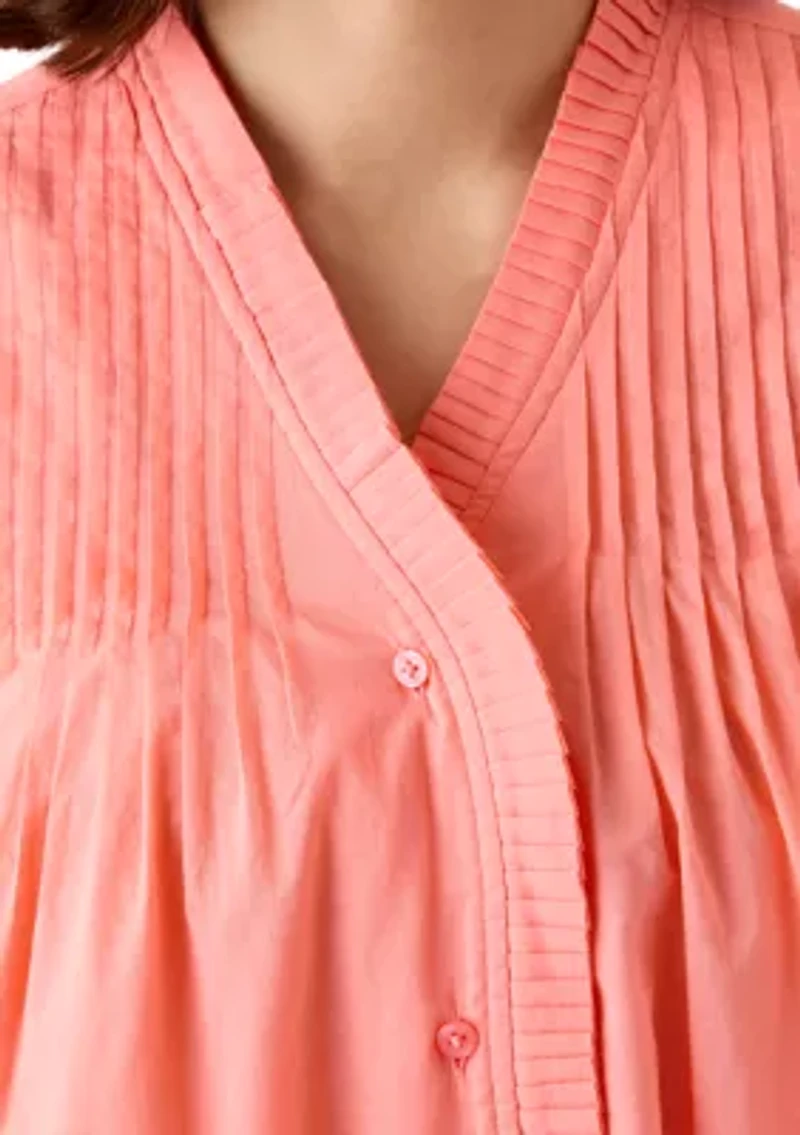 Women's Sleeveless Ruffle Neck Top