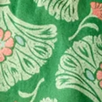 Women's Sleeveless Print Ruffle Neck Top