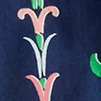 Women's Sleeveless Print Ruffle Neck Top