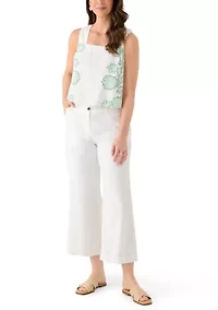 Women's Sleeveless Cropped Tank