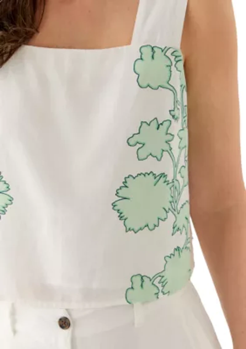 Women's Sleeveless Cropped Tank