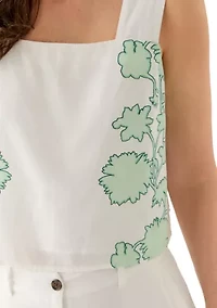 Women's Sleeveless Cropped Tank