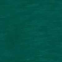 Petite Long Sleeve Smocked Split Neck T-Shirt