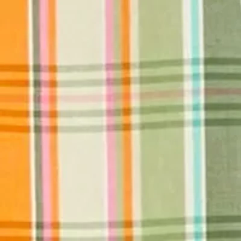 Petite Puff Sleeve Plaid Top