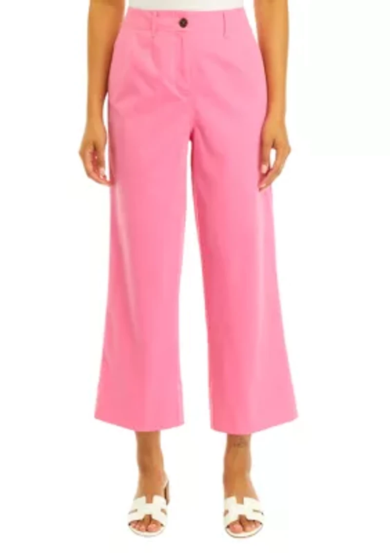 Petite Cropped Chino Pants