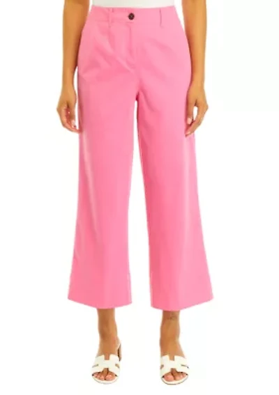Petite Cropped Chino Pants