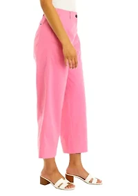 Petite Cropped Chino Pants