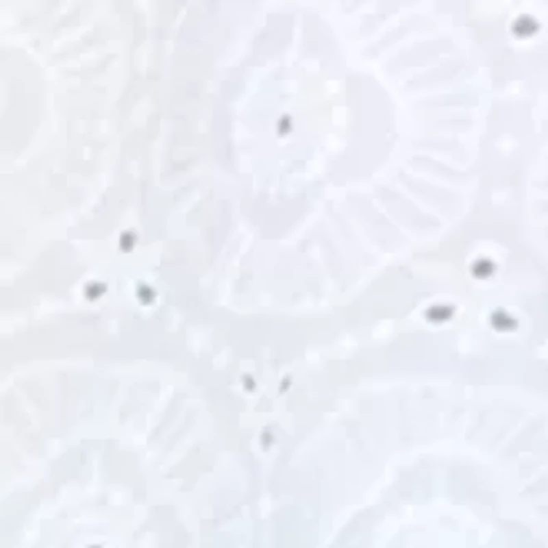 Petite Flutter Sleeve Eyelet Top