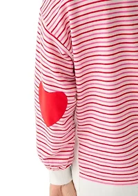 Petite Side Slit Sweeper Sweatshirt