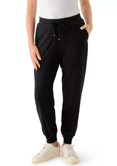 Petite Terry Jogger Solid Pants