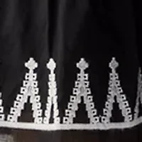 Petite Embroidered A-Line Dress