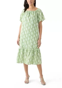 Petite Printed House Dress