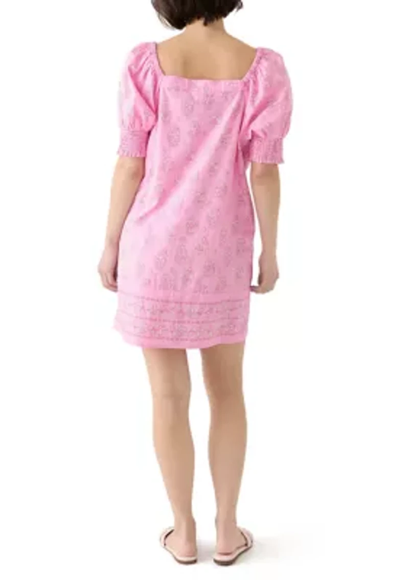 Petite Short Sleeve Shift Dress