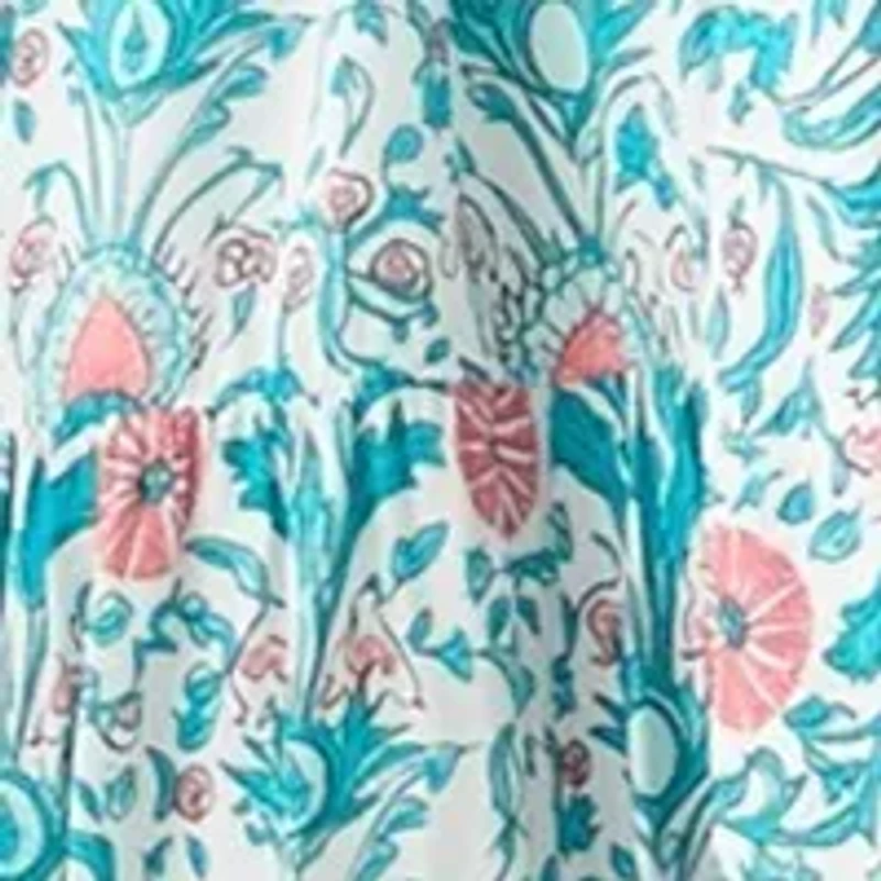 Petite Printed Midi Dress