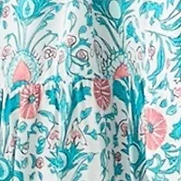 Petite Printed Midi Dress