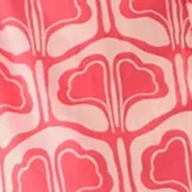 Petite Printed Midi Dress
