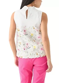 Petite Scalloped Tank Top