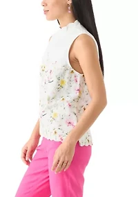 Petite Scalloped Tank Top