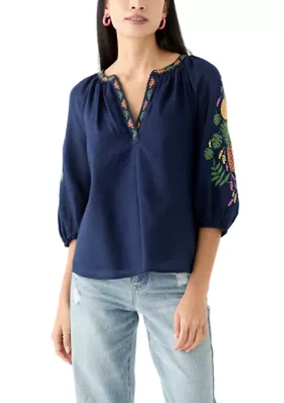 Petite Puff Sleeve Top