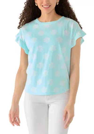 Petite Ruffle Shirt