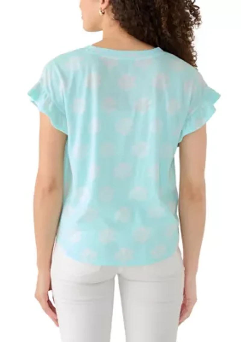 Petite Ruffle Shirt