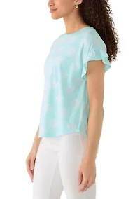 Petite Ruffle Shirt