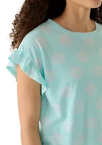 Petite Ruffle Shirt