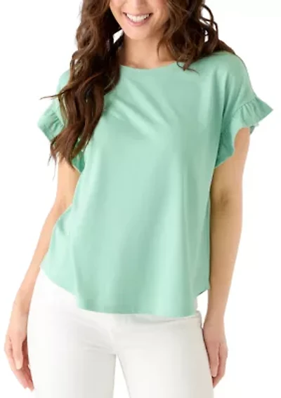 Petite Ruffle T-Shirt