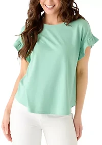 Petite Ruffle T-Shirt