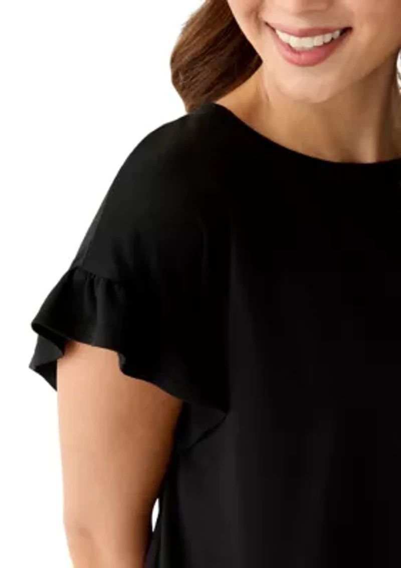 Petite Ruffle T-Shirt