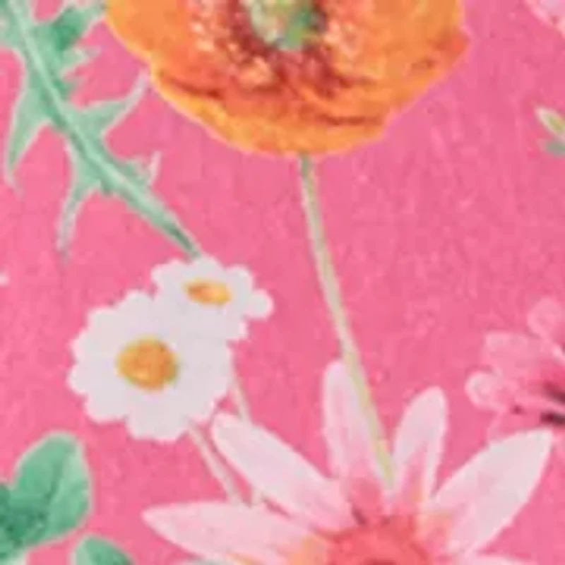 Petite Short Ruffle Sleeve Printed T-Shirt