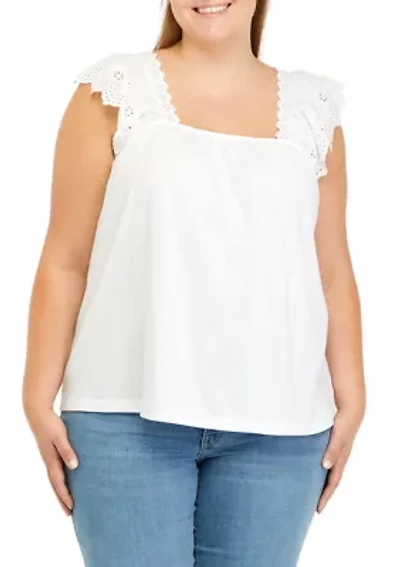 Plus Eyelet Trim Tank