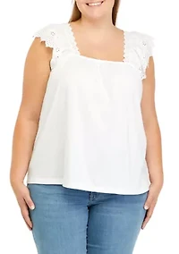 Plus Eyelet Trim Tank