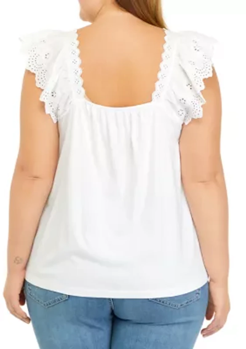 Plus Eyelet Trim Tank