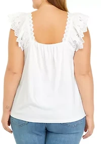 Plus Eyelet Trim Tank