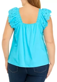 Plus Eyelet Trim Tank