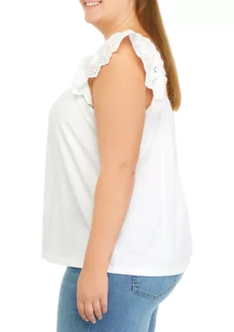 Plus Eyelet Trim Tank