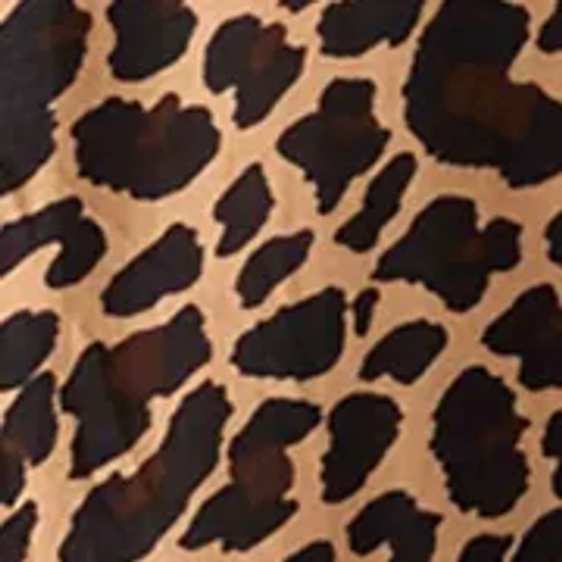 Plus Long Sleeve Smocked Printed Top