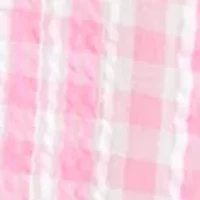 Plus Printed Peasant Top