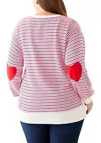 Plus Side Slit Sweeper Sweater