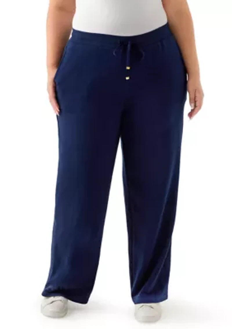 Plus Wide Leg Pants