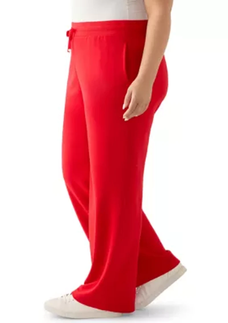 Plus Wide Leg Pants