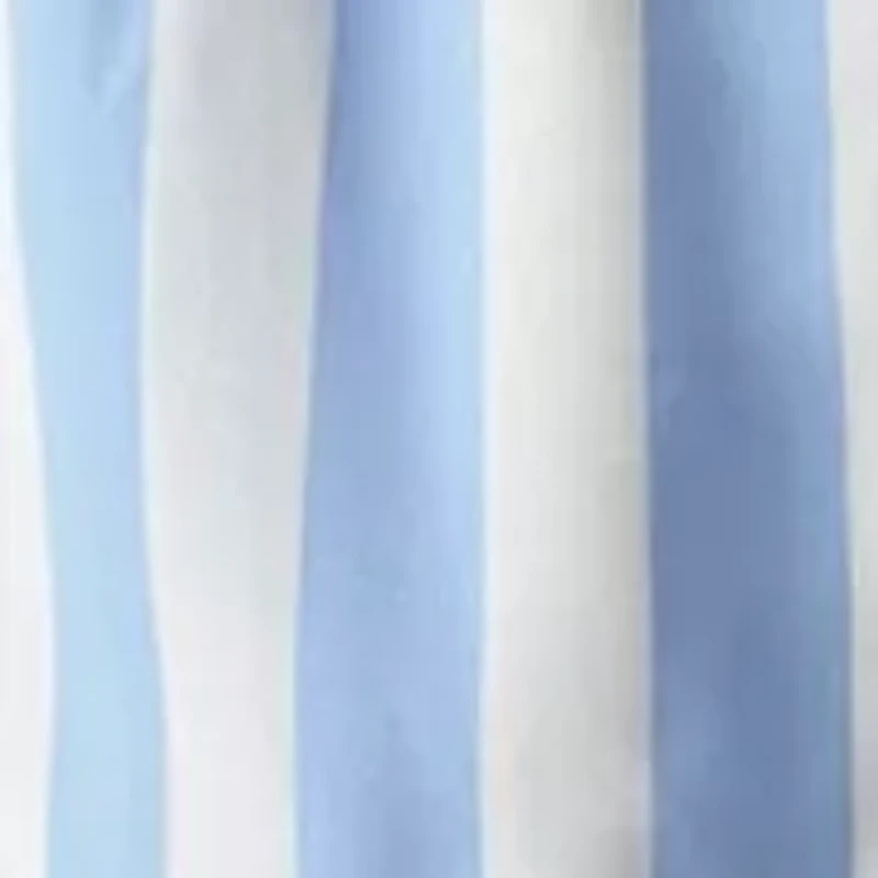 Plus Short Sleeve Yarn Dyed Belted Shirtdress