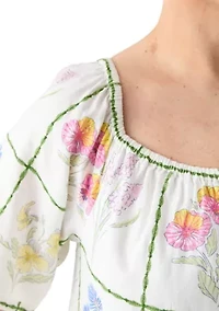 Plus Printed House Dress