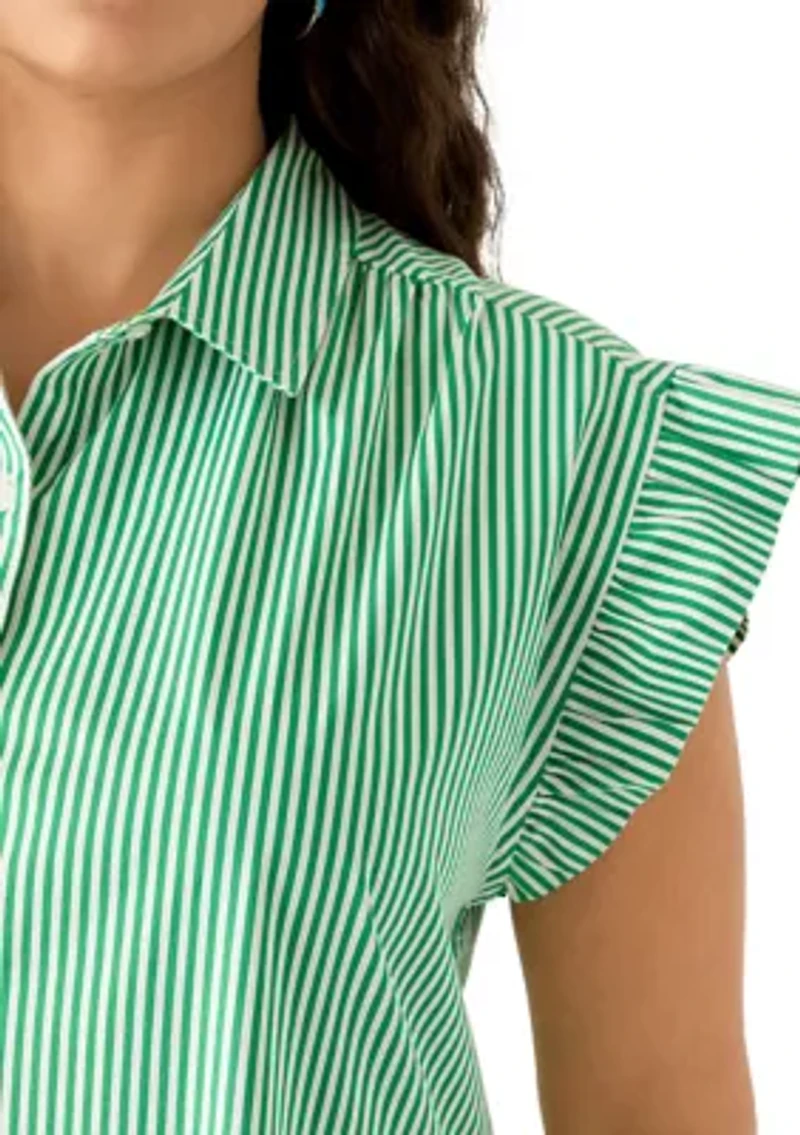 Plus Short Sleeve Peplum Dress