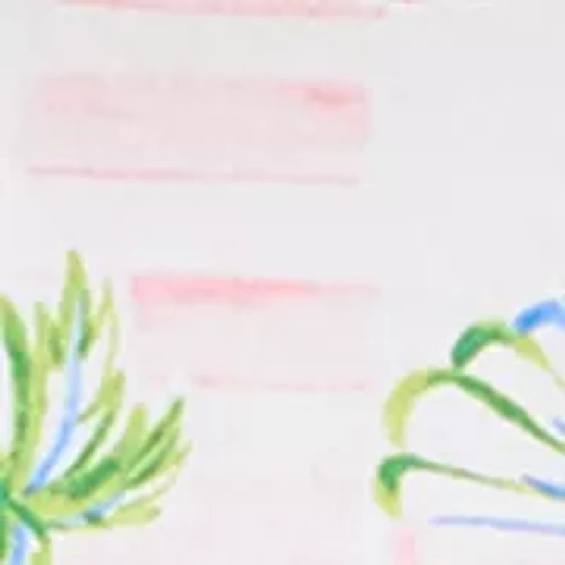 Plus Short Sleeve Ruffle Printed T-Shirt