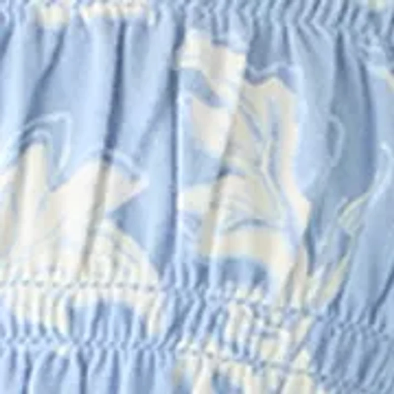 Women's Long Sleeve Smocked Knit Top