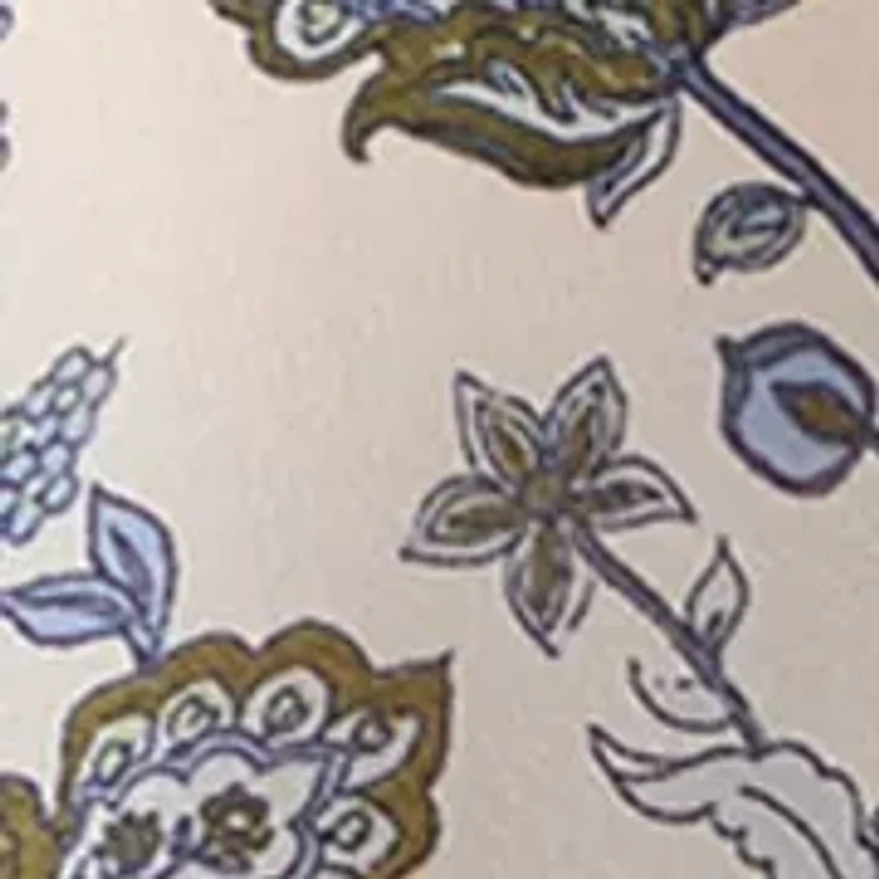 Women's Ruffle Sleeve Printed Peasant Top